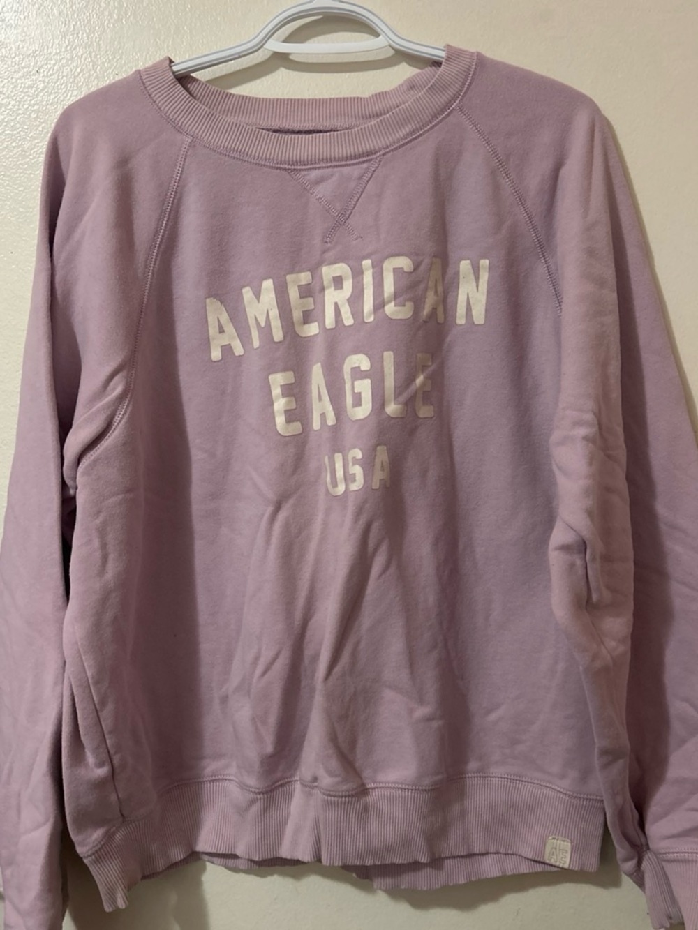 American Eagle Outfitters Lilac Crewneck Sweatshirt